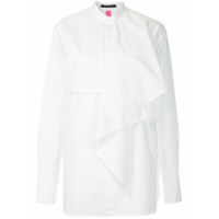 Y's layered frill shirt - Branco