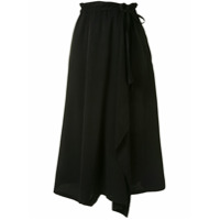 Y's Saia envelope franzida - Preto