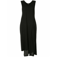 Y's Vestido assimétrico - Preto