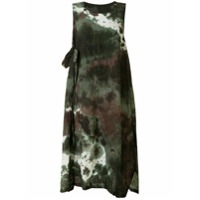 Y's Vestido sem mangas tie-dye - Verde