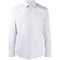 Z Zegna Camisa slim mangas longas - Azul