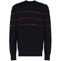 Z Zegna knitted stripe jumper - Azul