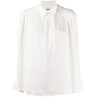 Zadig&Voltaire Camisa Tent de cetim - Branco