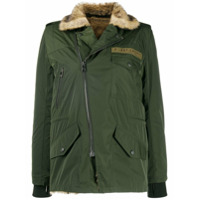 Zadig&Voltaire Parka Keys com zíper - Verde