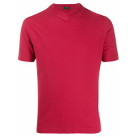 Zanone Camiseta de algodão - Vermelho
