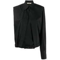 Zilver Camisa assimétrica - Preto