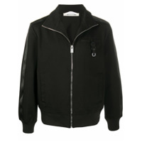 1017 ALYX 9SM Jaqueta bomber com logo bordado - Preto