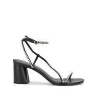 3.1 Phillip Lim Sandália Drum com aplicações de cristais - Preto