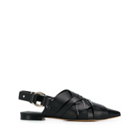 3.1 Phillip Lim Sapatilha Deanna trançada - Preto