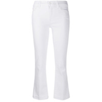 7 For All Mankind Calça jeans bootcut cropped - Branco
