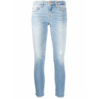 7 For All Mankind Calça jeans skinny cintura baixa - Azul