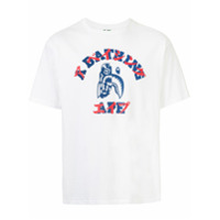 A BATHING APE® Camiseta com estampa de logo - Branco
