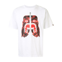 A BATHING APE® Camiseta com estampa de logo - Branco