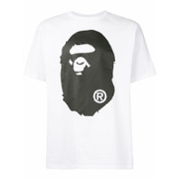 A BATHING APE® Camiseta com estampa de logo - Branco
