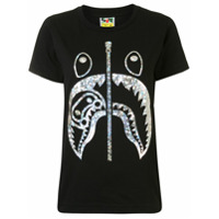 A BATHING APE® Camiseta mangas longas - Preto