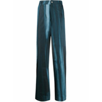 A-COLD-WALL* Calça jeans com estampa geométrica - Azul