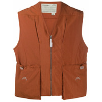 A-COLD-WALL* Colete com bolso e zíper - Laranja