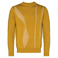 A-COLD-WALL* knitted pattern detail jumper - Amarelo