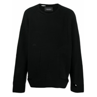 A-COLD-WALL* Suéter oversized com efeito destroyed - Preto