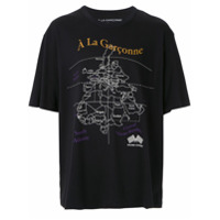 À La Garçonne T-shirt oversized Mapa À La Garçonne + Hering - Preto