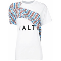 Aalto Camiseta com logo contrastante - Branco