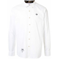 AAPE BY *A BATHING APE® Camisa com logo bordado - Branco
