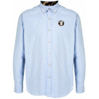 AAPE BY *A BATHING APE® Camiseta com listra lateral - Azul