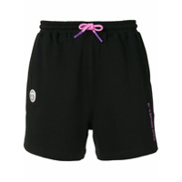 AAPE BY *A BATHING APE® Short com logo e ajuste no cós - Preto