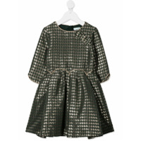 Abel & Lula Vestido com padronagem geométrica - Verde