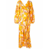 Acler Vestido Gallion com estampa floral - Amarelo