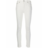 Acne Studios Calça jeans Peg cintura alta - Branco