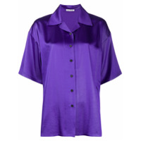 Acne Studios Camisa com abotoamento frontal - Roxo