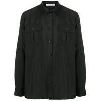 Acne Studios Camisa com botões e bolsos - Preto