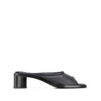 Acne Studios Mule com abertura frontal - Preto