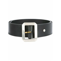 Addict Clothes Japan rectangle buckle belt - Preto