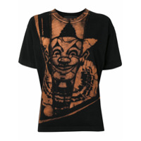 Aganovich Camiseta de algodão com estampa gráfica - Preto