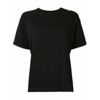 Aganovich Camiseta de algodão com estampa gráfica - Preto