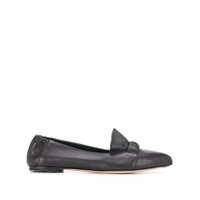 AGL Sapatilha flat com tiras de babados - Preto