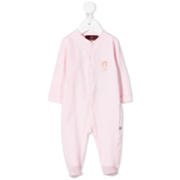 Aigner Kids Conjunto infantil com logo bordado - Rosa