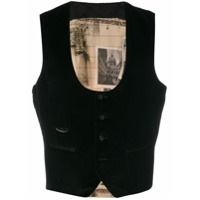 Al Duca D’Aosta 1902 Colete com abotoamento - Preto