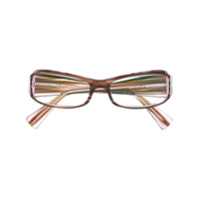 Alain Mikli Armação de óculos quadrada - Marrom