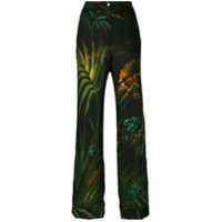 Alanui Calça de pijama com estampa Monkey Jungle - Preto