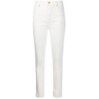 Alberta Ferretti Calça jeans com cintura alta - Branco
