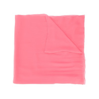 Alberta Ferretti Echarpe transparente de seda - Rosa