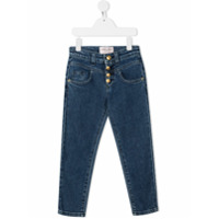 Alberta Ferretti Kids Calça jeans cintura alta - Azul