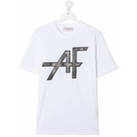 Alberta Ferretti Kids Camiseta com bordado AF - Branco