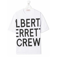 Alberta Ferretti Kids Camiseta com logo - Branco