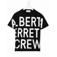 Alberta Ferretti Kids Camiseta com logo - Preto