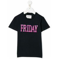 Alberta Ferretti Kids Camiseta 'Friday' - Azul