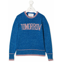 Alberta Ferretti Kids Suéter Tomorrow com brilho - Azul
